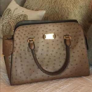 ✳️PRICE DROP✳️ NWT Michael Kors Ostrich Satchel